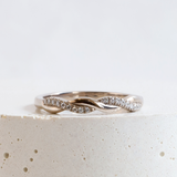 Ethical Jewellery & Engagement Rings Toronto - Entwined Band in White - FTJCo Fine Jewellery & Goldsmiths