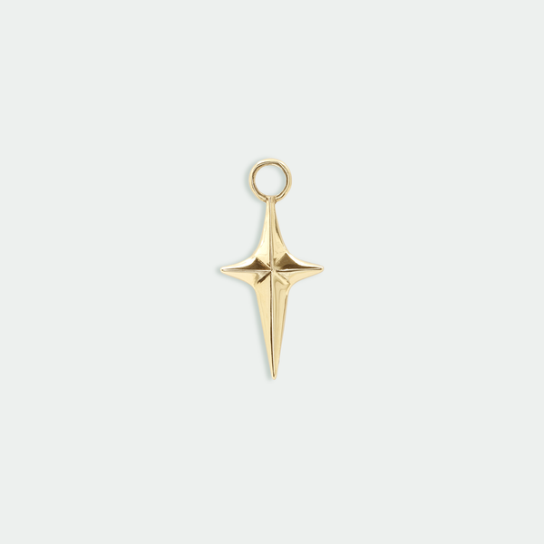 Ethical Jewellery & Engagement Rings Toronto - Flare Charm in Yellow Gold - FTJCo Fine Jewellery & Goldsmiths