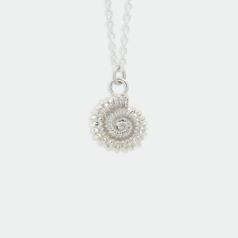 Ethical Jewellery & Engagement Rings Toronto - Fossil Charm in Silver - FTJCo Fine Jewellery & Goldsmiths