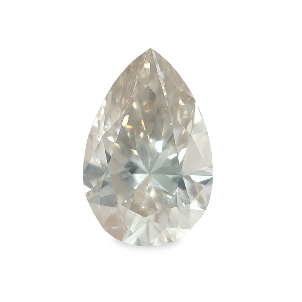 Ethical Jewellery & Engagement Rings Toronto - 1.01 ct Light Sandy Fawn VS2 Pear Brilliant Lab Grown Diamond - FTJCo Fine Jewellery & Goldsmiths