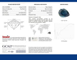 Ethical Jewellery & Engagement Rings Toronto - 1.37 ct Deep Ocean Blue Pear Mixed Cut AKARA Australian Sapphire - FTJCo Fine Jewellery & Goldsmiths