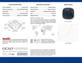 Ethical Jewellery & Engagement Rings Toronto - 1.40 ct Deep Ocean Blue Cushion Modified Brilliant AKARA Nigerian Sapphire - FTJCo Fine Jewellery & Goldsmiths