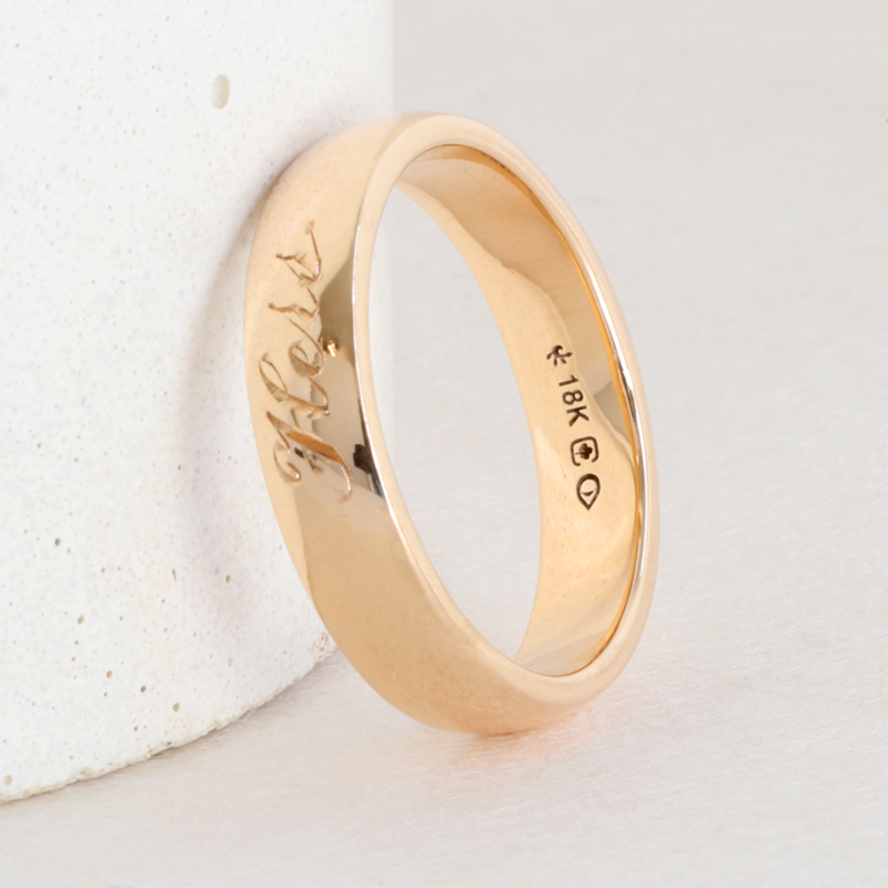 Ethical Jewellery & Engagement Rings Toronto - Hers Band in Rose - FTJCo Fine Jewellery & Goldsmiths