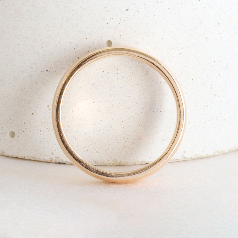 Ethical Jewellery & Engagement Rings Toronto - Hers Band in Rose - FTJCo Fine Jewellery & Goldsmiths