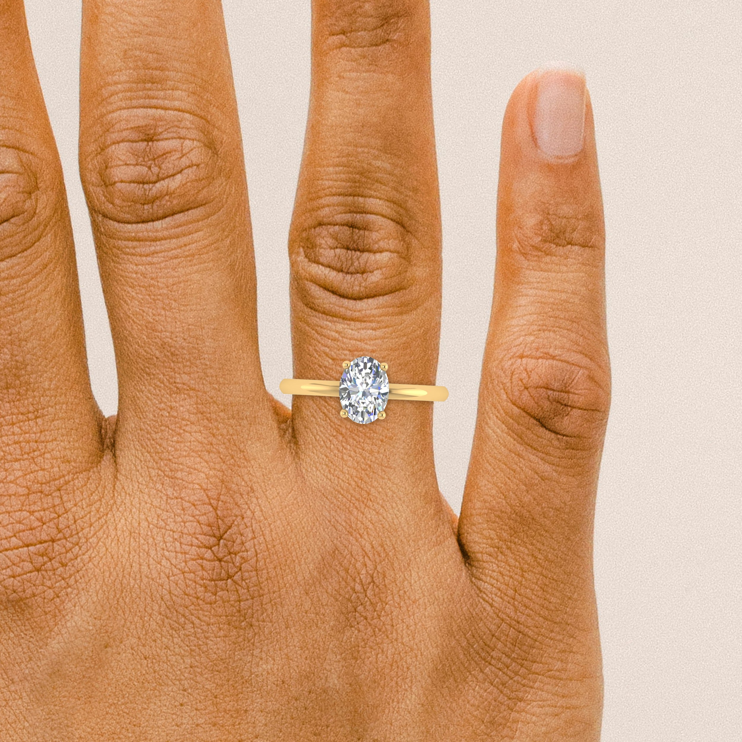 Wedding band for low set solitaire | Honestweddingadvice.com