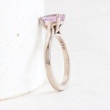 Ethical Jewellery & Engagement Rings Toronto - Oval Love Note Solitaire with Lavender Sapphire - FTJCo Fine Jewellery & Goldsmiths