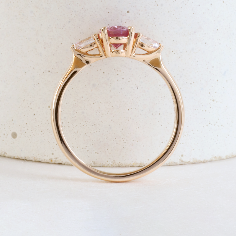 Pink rose 2025 gold ring