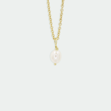 Ethical Jewellery & Engagement Rings Toronto - Pearl Charm in Yellow Gold - FTJCo Fine Jewellery & Goldsmiths