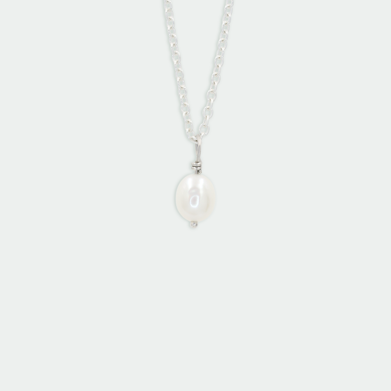 Ethical Jewellery & Engagement Rings Toronto - Pearl Charm in Silver - FTJCo Fine Jewellery & Goldsmiths