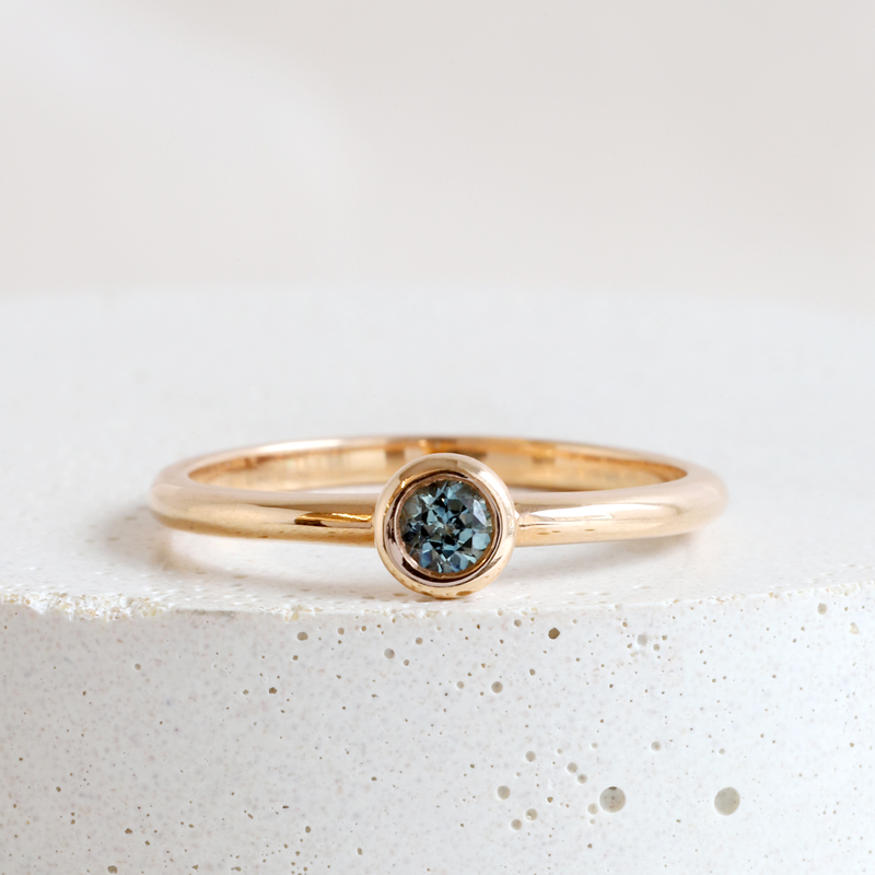 Petite 2025 sapphire ring