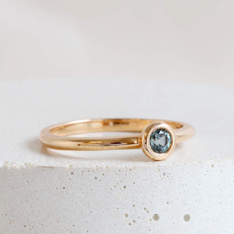Petite 2025 sapphire ring
