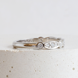 Ethical Jewellery & Engagement Rings Toronto - Pre-Loved Recycled Diamond Clara Luxe Band in Platinum - FTJCo Fine Jewellery & Goldsmiths