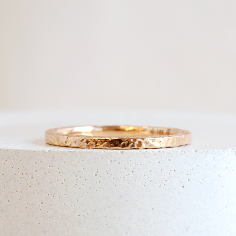 Ethical Jewellery & Engagement Rings Toronto - Pre-Loved 1.5 mm Rocheux Band in Rose Gold - FTJCo Fine Jewellery & Goldsmiths