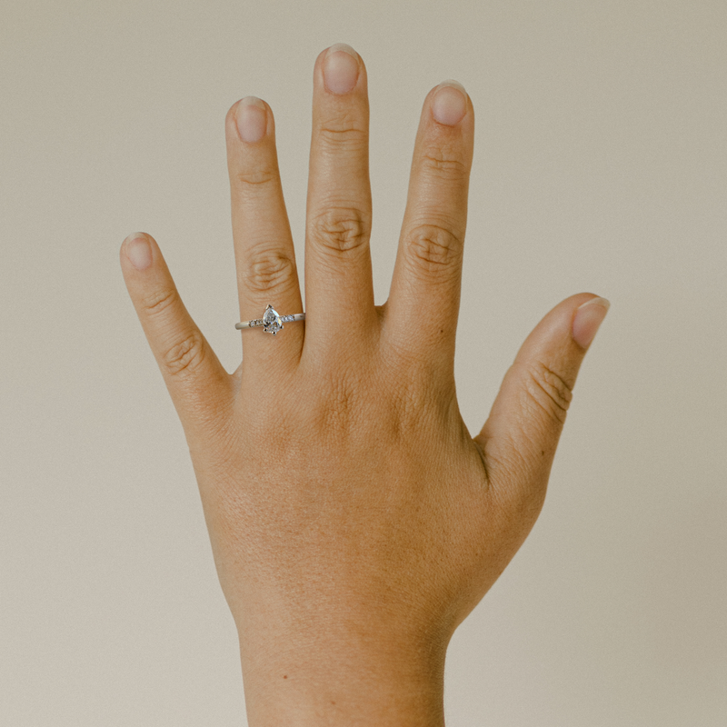 Pre-Loved Maude with Pavé in 18K Palladium White Gold