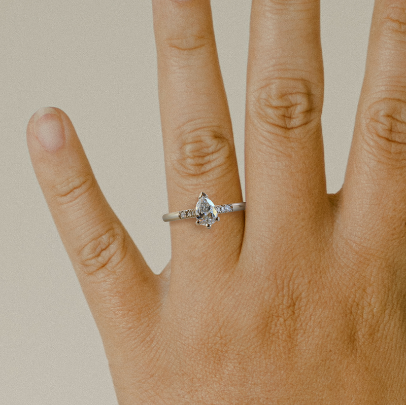 Pre-Loved Maude with Pavé in 18K Palladium White Gold