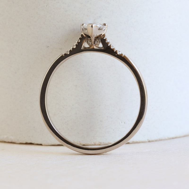 Pre-Loved Maude with Pavé in 18K Palladium White Gold