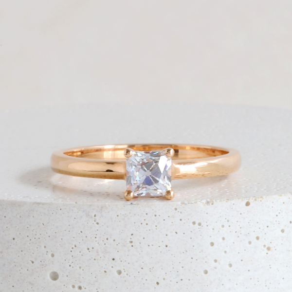 Ethical Jewellery & Engagement Rings Toronto - Avery Solitaire with 0.50 ct Peruzzi Cut Mined Diamond - FTJCo Fine Jewellery & Goldsmiths