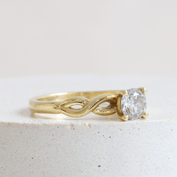 Ethical Jewellery & Engagement Rings Toronto - 18K Yellow Gold Theodora Solitaire - FTJCo Fine Jewellery & Goldsmiths