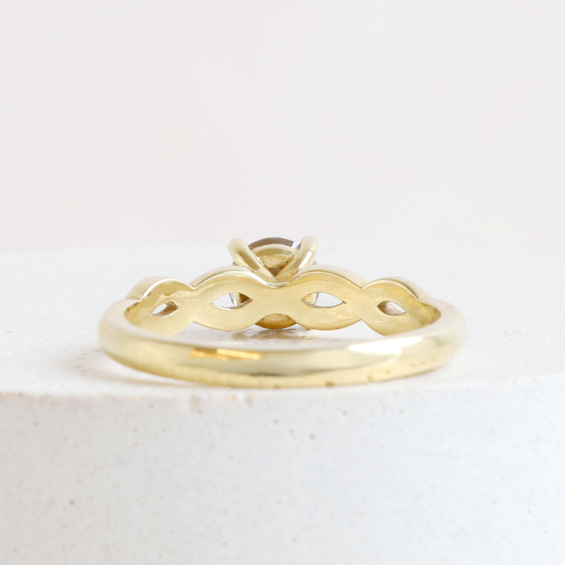 Ethical Jewellery & Engagement Rings Toronto - 18K Yellow Gold Theodora Solitaire - FTJCo Fine Jewellery & Goldsmiths