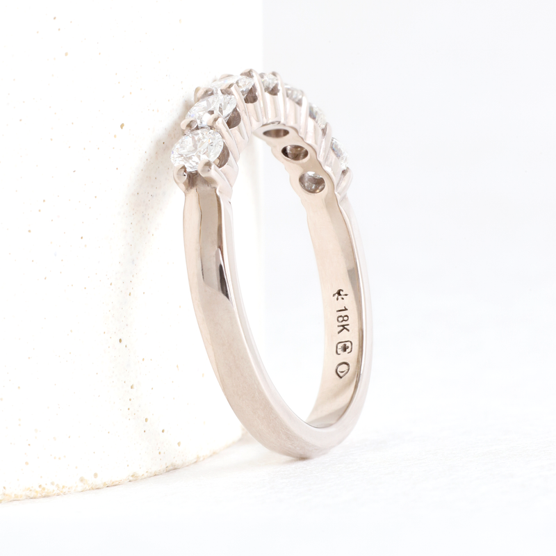 Ethical Jewellery & Engagement Rings Toronto - 3 mm Heirloom Band in 18k Palladium White Gold - FTJCo Fine Jewellery & Goldsmiths