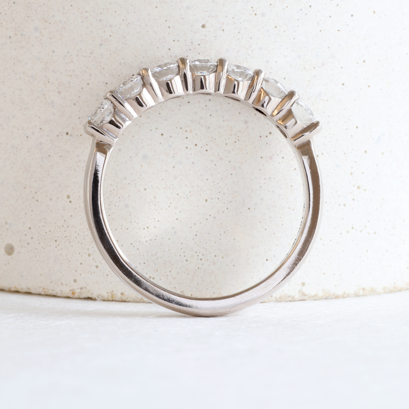 Ethical Jewellery & Engagement Rings Toronto - 3 mm Heirloom Band in 18k Palladium White Gold - FTJCo Fine Jewellery & Goldsmiths