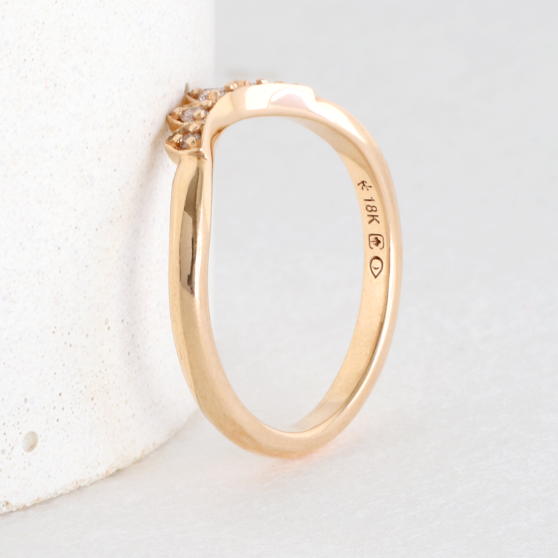 Ethical Jewellery & Engagement Rings Toronto - Helios Band in Rose Gold - FTJCo Fine Jewellery & Goldsmiths