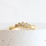 Ethical Jewellery & Engagement Rings Toronto - Helios Band in Yellow Gold - FTJCo Fine Jewellery & Goldsmiths