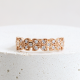 Ethical Jewellery & Engagement Rings Toronto - Quatra Diamond Band in Rose Gold - FTJCo Fine Jewellery & Goldsmiths
