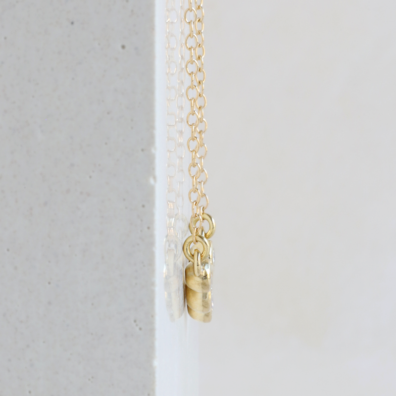 Ethical Jewellery & Engagement Rings Toronto - Champagne Pendant in Yellow Gold - FTJCo Fine Jewellery & Goldsmiths