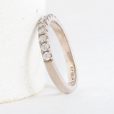Ethical Jewellery & Engagement Rings Toronto - 2.5 mm Lab Diamond FTJCO Stacker in White Gold - FTJCo Fine Jewellery & Goldsmiths