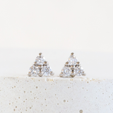 Ethical Jewellery & Engagement Rings Toronto - Diamond Nova Studs in White Gold - FTJCo Fine Jewellery & Goldsmiths