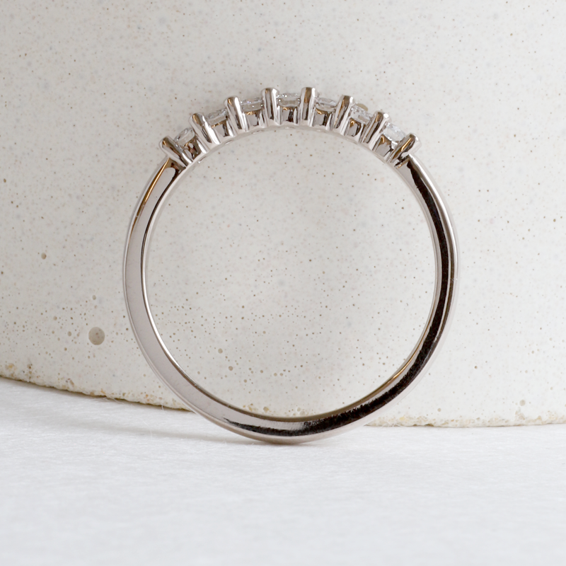 Ethical Jewellery & Engagement Rings Toronto - 2 mm Heirloom Band in White - FTJCo Fine Jewellery & Goldsmiths