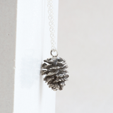 Ethical Jewellery & Engagement Rings Toronto - Large Alder Cone Pendant in Silver - FTJCo Fine Jewellery & Goldsmiths