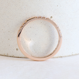 Ethical Jewellery & Engagement Rings Toronto - Chevron Stacker in Rose Gold - FTJCo Fine Jewellery & Goldsmiths