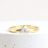 Ethical Jewellery & Engagement Rings Toronto - 0.26 ct G VS2 Triangle Diamond Avery in Yellow - FTJCo Fine Jewellery & Goldsmiths
