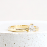 Ethical Jewellery & Engagement Rings Toronto - 0.26 ct G VS2 Triangle Diamond Avery in Yellow - FTJCo Fine Jewellery & Goldsmiths