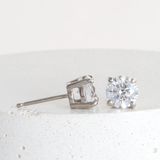 Ethical Jewellery & Engagement Rings Toronto - 1.44 tcw F VS Lab Diamond Studs in White - FTJCo Fine Jewellery & Goldsmiths