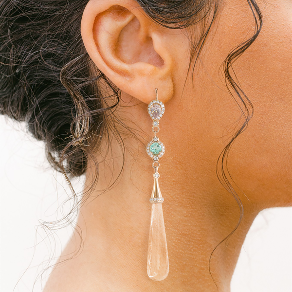 Ethical Jewellery & Engagement Rings Toronto - Gilded Dewdrop Earrings - FTJCo Fine Jewellery & Goldsmiths