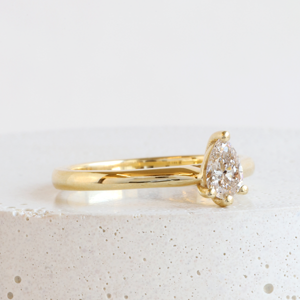 Ethical Jewellery & Engagement Rings Toronto - Diamond Maude Ring In Yellow - FTJCo Fine Jewellery & Goldsmiths