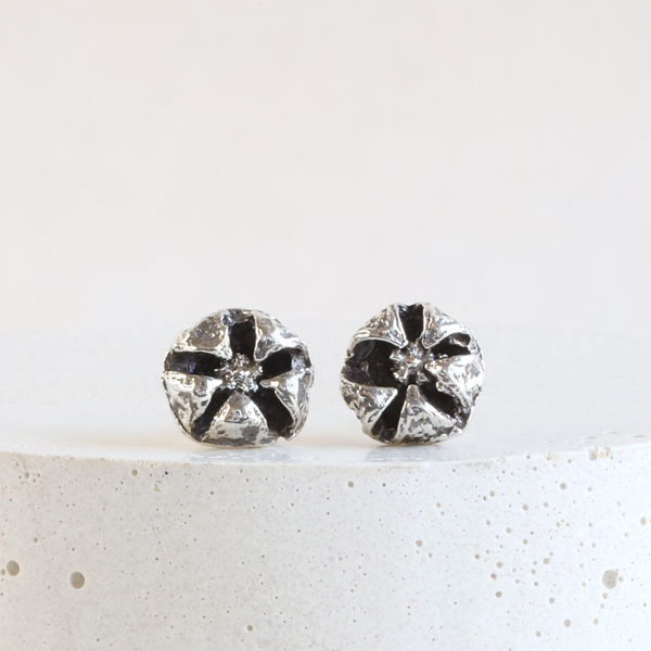 Ethical Jewellery & Engagement Rings Toronto - Australian Trouvaille Studs in Silver - FTJCo Fine Jewellery & Goldsmiths