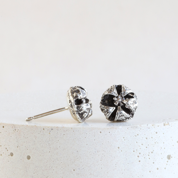 Ethical Jewellery & Engagement Rings Toronto - Australian Trouvaille Studs in Silver - FTJCo Fine Jewellery & Goldsmiths