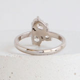 Ethical Jewellery & Engagement Rings Toronto - Diamond Fancy Shape Cluster Ring in White - FTJCo Fine Jewellery & Goldsmiths