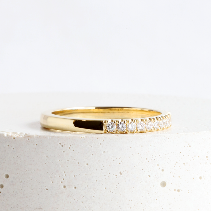 2 mm Diamond FTJCo Stacker in Yellow