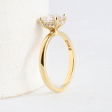Ethical Jewellery & Engagement Rings Toronto - 1.47 ct I VS1 Oval Lab Diamond Pietra Hidden Halo Ring in Yellow - FTJCo Fine Jewellery & Goldsmiths