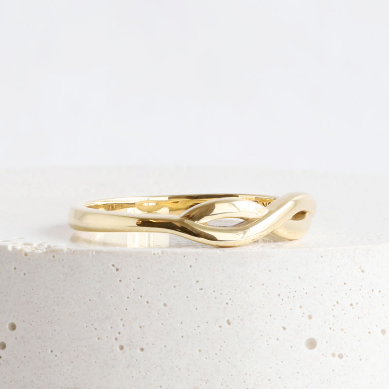 Ethical Jewellery & Engagement Rings Toronto - Infinity Band in Yellow - FTJCo Fine Jewellery & Goldsmiths