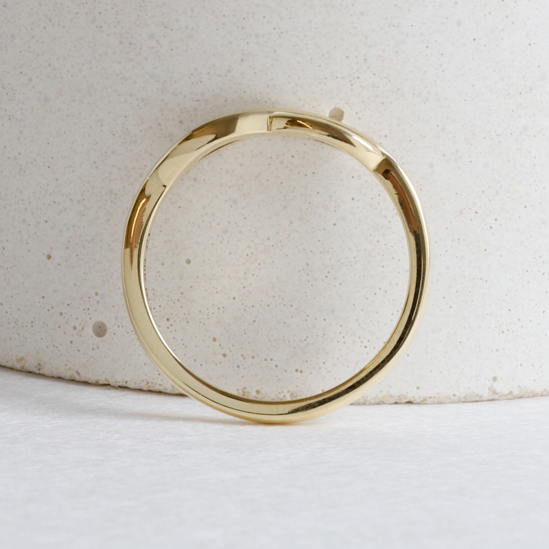 Ethical Jewellery & Engagement Rings Toronto - Infinity Band in Yellow - FTJCo Fine Jewellery & Goldsmiths