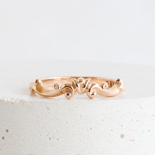Ethical Jewellery & Engagement Rings Toronto - Calandra Band in Rose - FTJCo Fine Jewellery & Goldsmiths