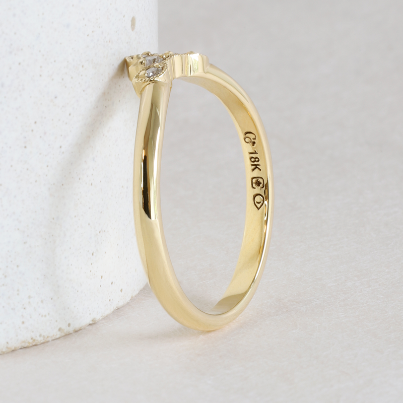 Frances Band in Yellow Gold