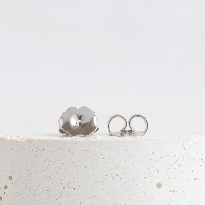 1.48 tcw Cool Grey Lab Diamond Martini Studs in White Gold