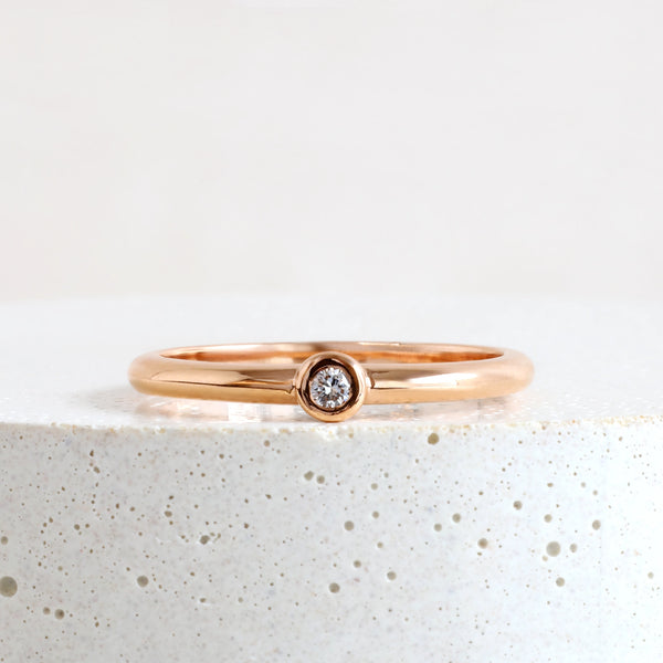 Sweetpea Ring in Rose Gold